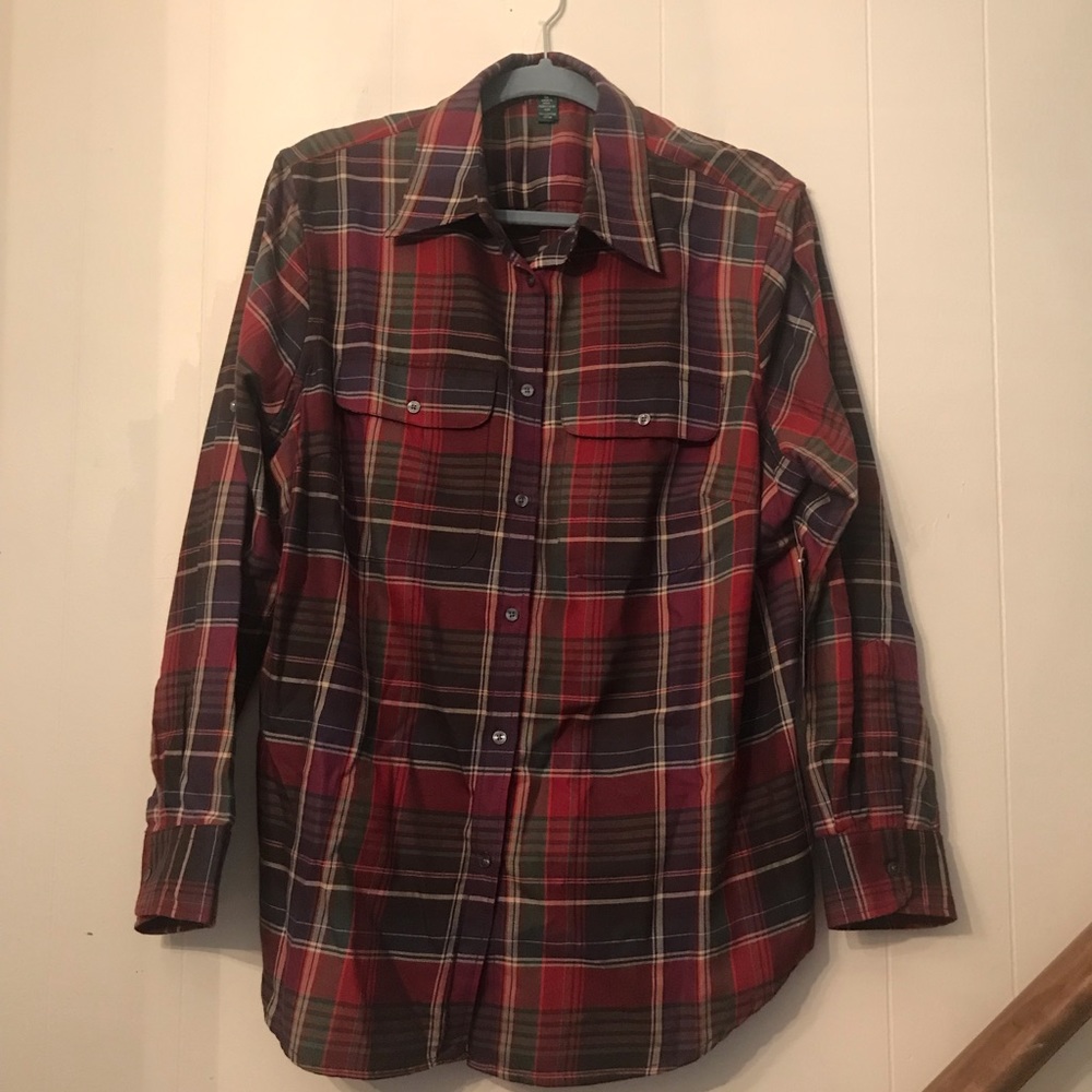 Ralph Lauren Flannel 1X NWT